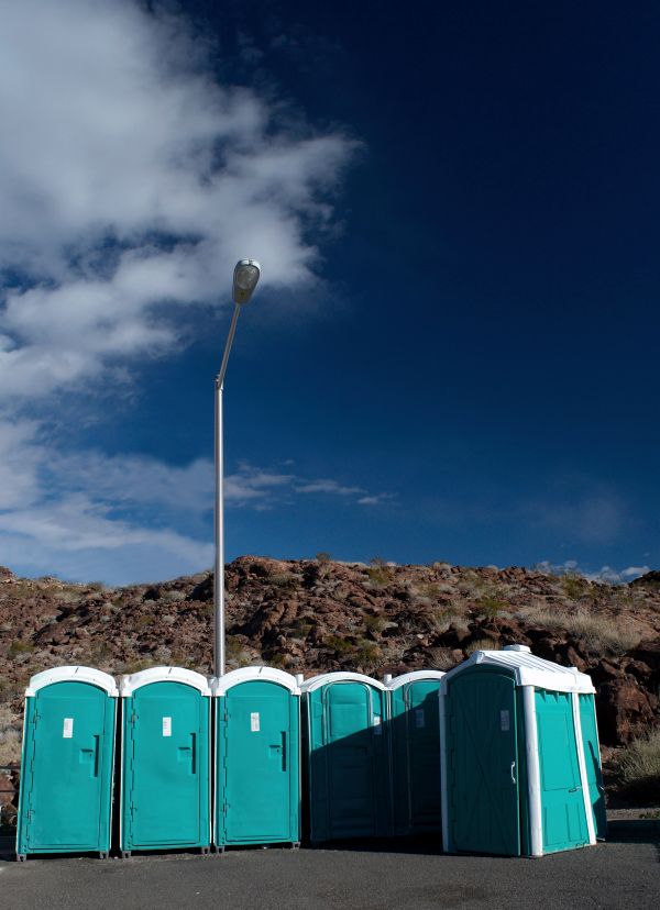 Porta potty service and maintenance visit in New Braunfels